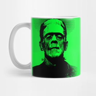 Frankenstein Spooky Line Art Design Mug